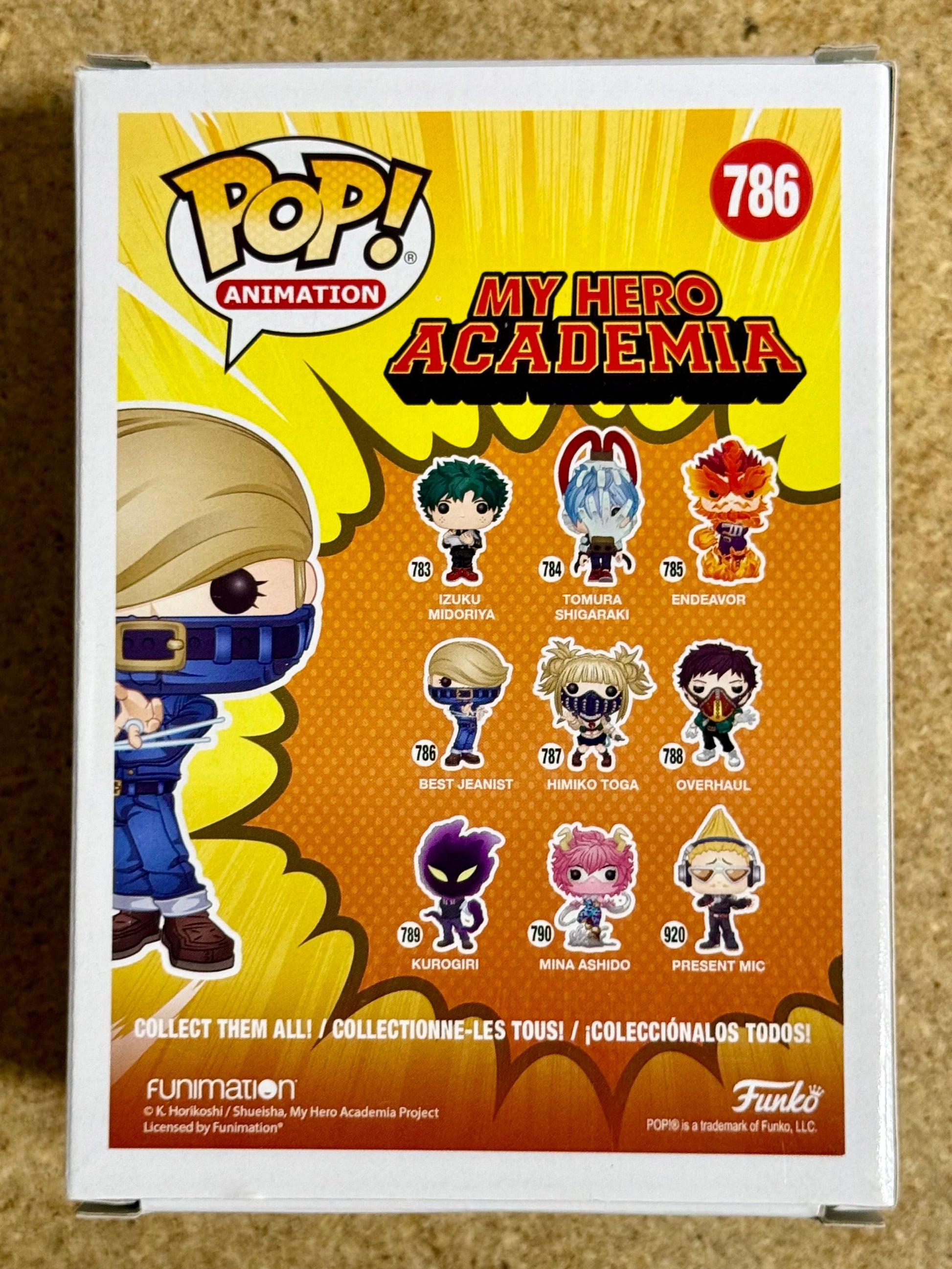 Funko Pop! Animation Tsunagu Hakamada “Best Jeanist” #786 My Hero Academia 2020