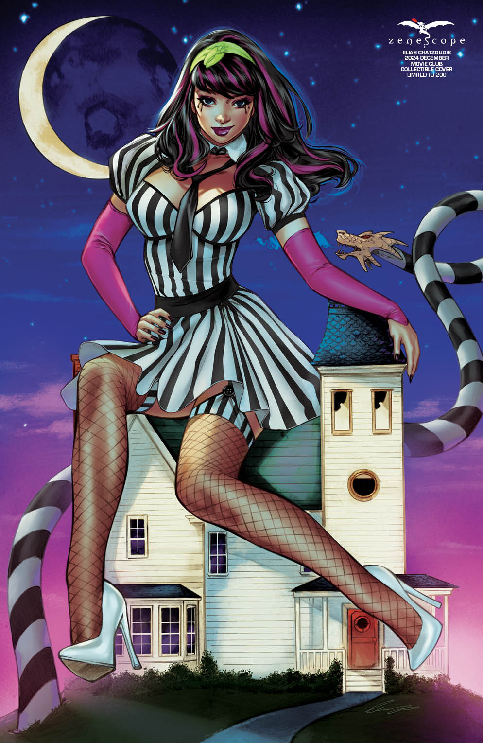 Elias Chatzoudis - 2024 December Movie Club Collectible Cover - LE 200