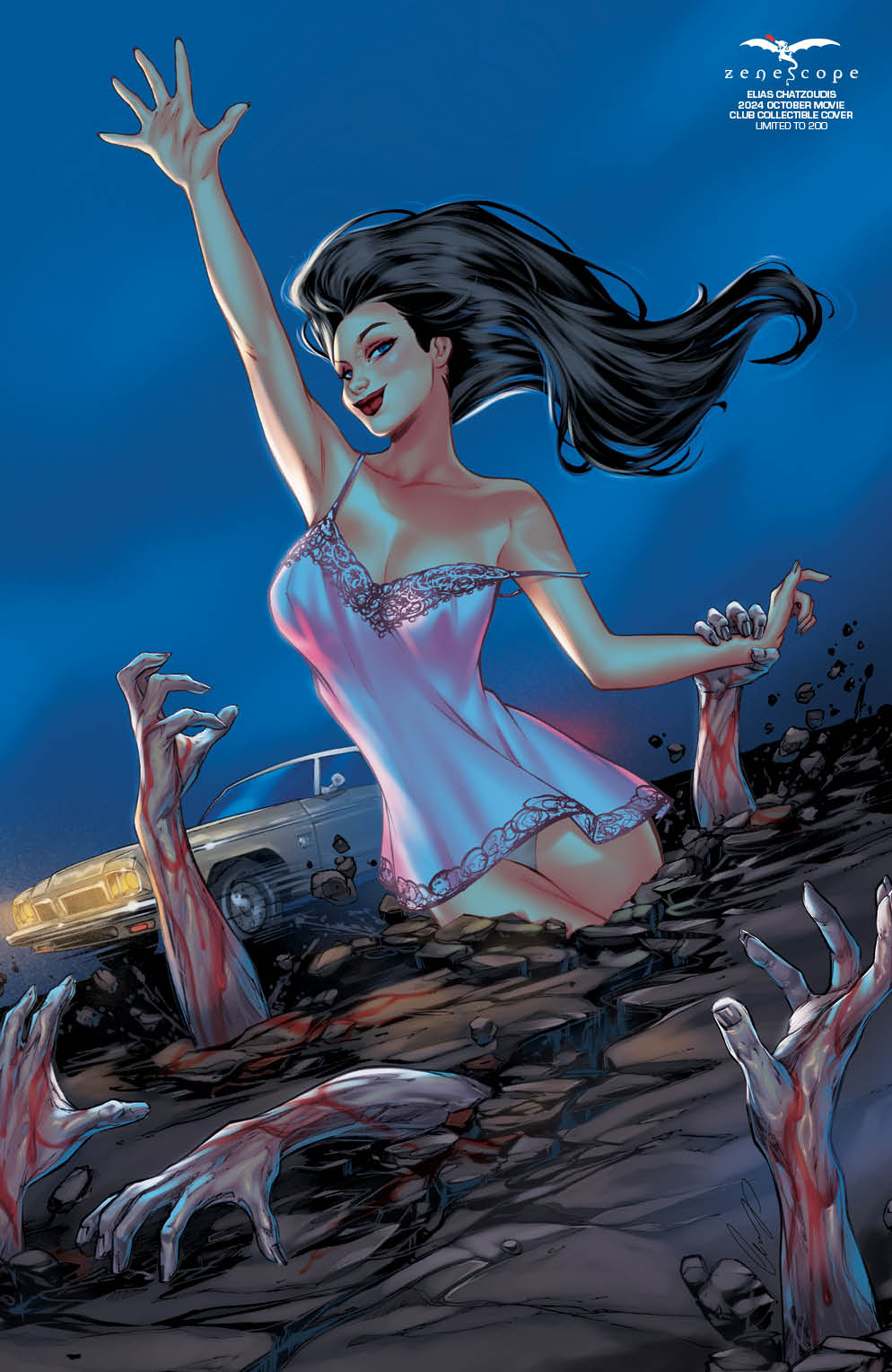 Elias Chatzoudis - 2024 October Movie Club Collectible Cover - LE 200