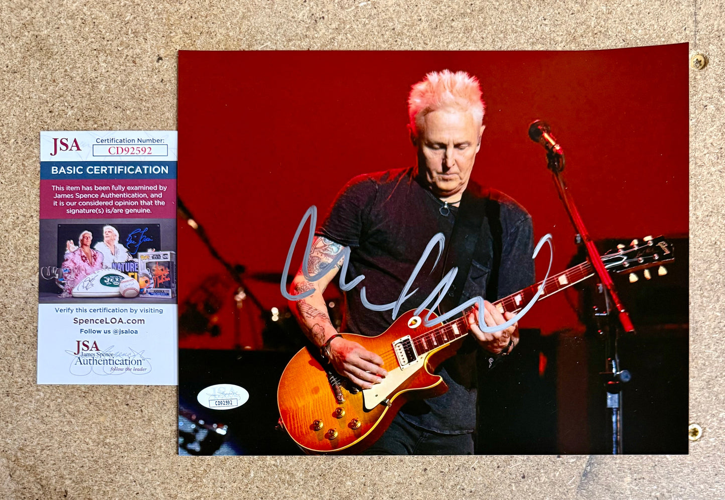 Mike McCready Signed Autographed Pearl Jam Lead Guitarist Photo With JSA COA