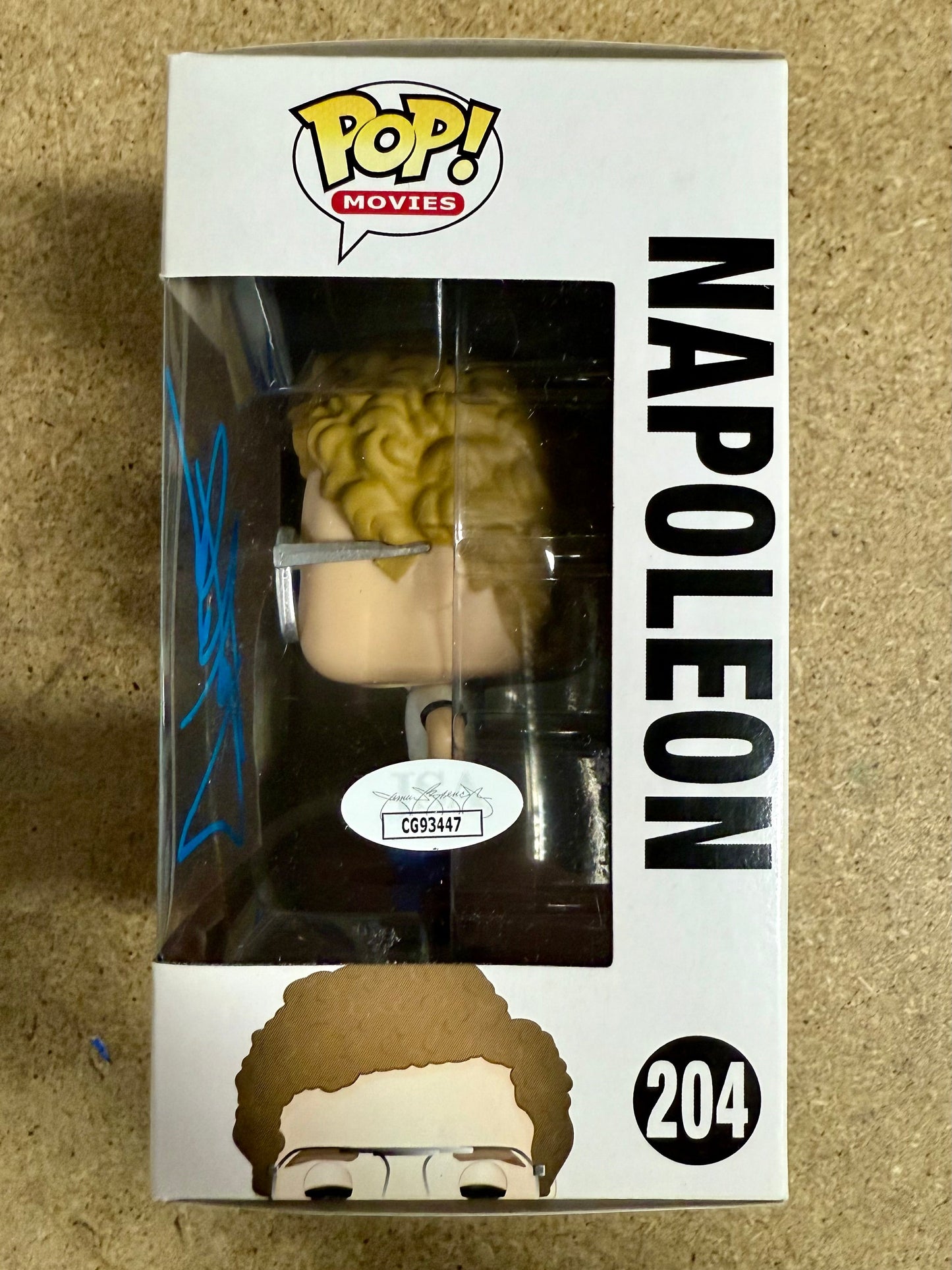 Jon Heder Signed Napoleon Dynamite Vaulted Funko Pop! #204 With JSA COA