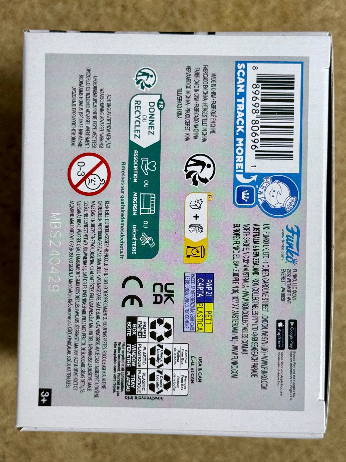 Funko Pop! Movies Ghost Face With Bloody Knife #1607 Scream 2024 Thriller