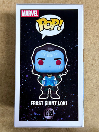 Funko Pop! Marvel Glow Frost Giant Loki #1269 Thor MCU EE Exclusive