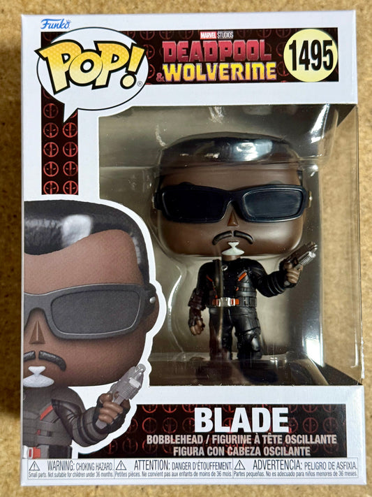 Funko Pop! Marvel Blade The Vampire Hunter #1495 MCU Deadpool & Wolverine 2024
