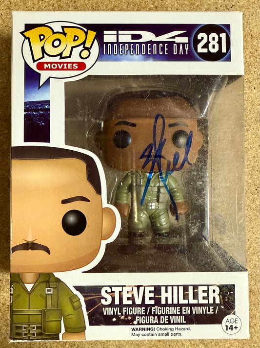 Will Smith Signed Steve Hiller Independence Day Funko Pop! #281 With JSA COA