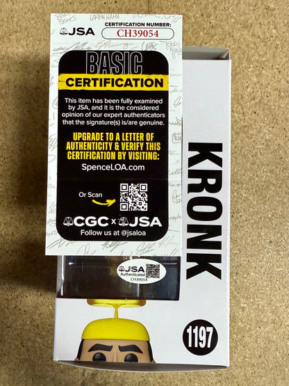 Patrick Warburton Signed Disney Kronk as Angel From The Emperors New Groove Vaulted Funko Pop! #1197 WonderCon 2022 Exclusive With JSA COA