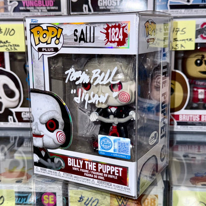 Tobin Bell Signed Saw Billy The Puppet Exclusive Funko Pop #1824 Jigsaw 2025