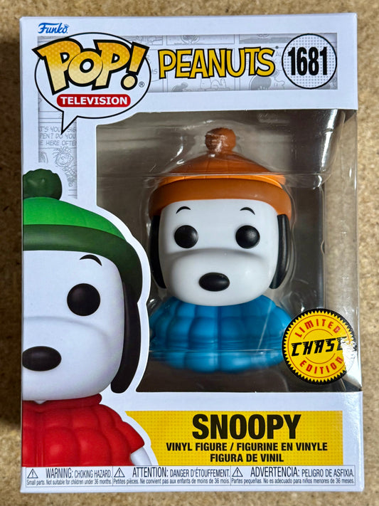 Funko Pop! Television Chase Snoopy With Blue Jacket #1681 Peanuts 2024