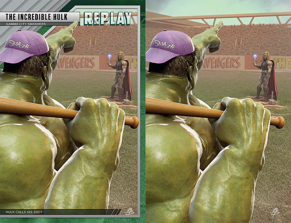 Hulk #5 Bjorn Barends Baseball Thor Variant (03/30/2022) Marvel