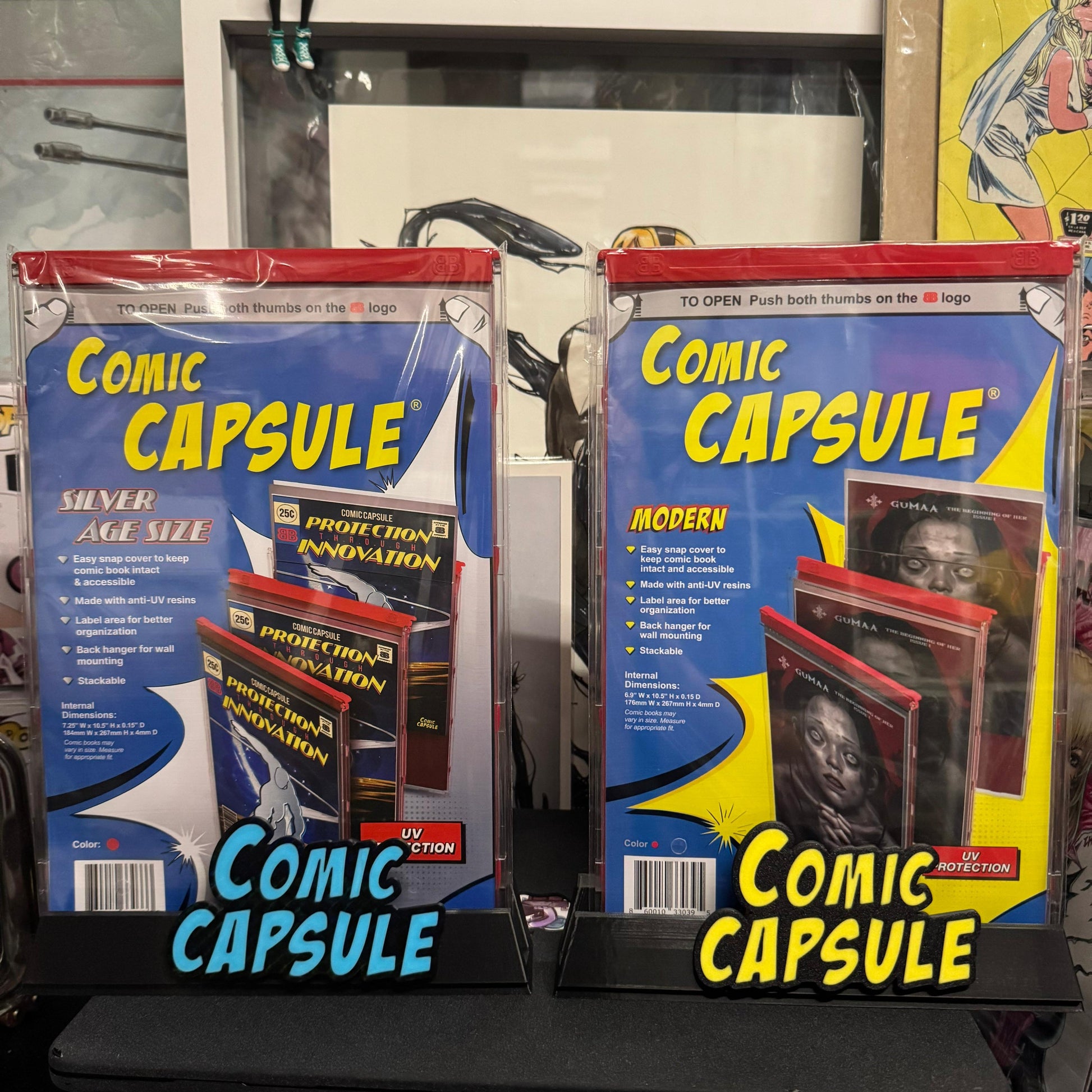 Red SILVER Age Size ComicCapsule