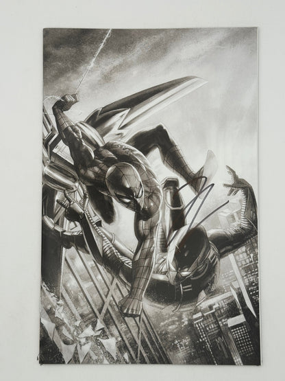 [Signed by Hickman] Ultimate Spider-Man #1 B&W CON VIRGIN Unknown Comics Matrazzo Exclusive Var [INST] 3rd PTG