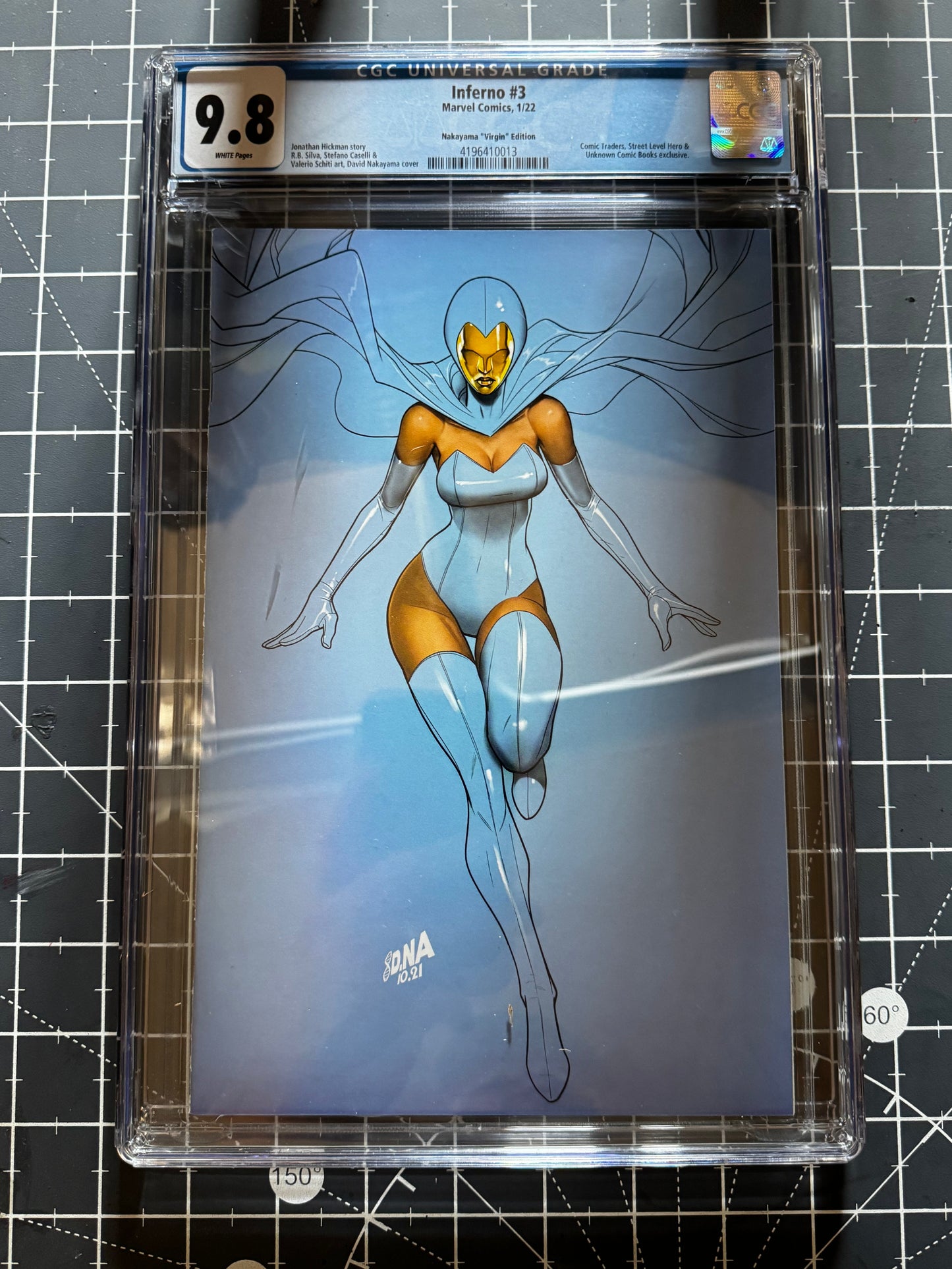 Inferno #3 CGC 9.8 Blue Label Nakayama Exclusive Color Bleed Var