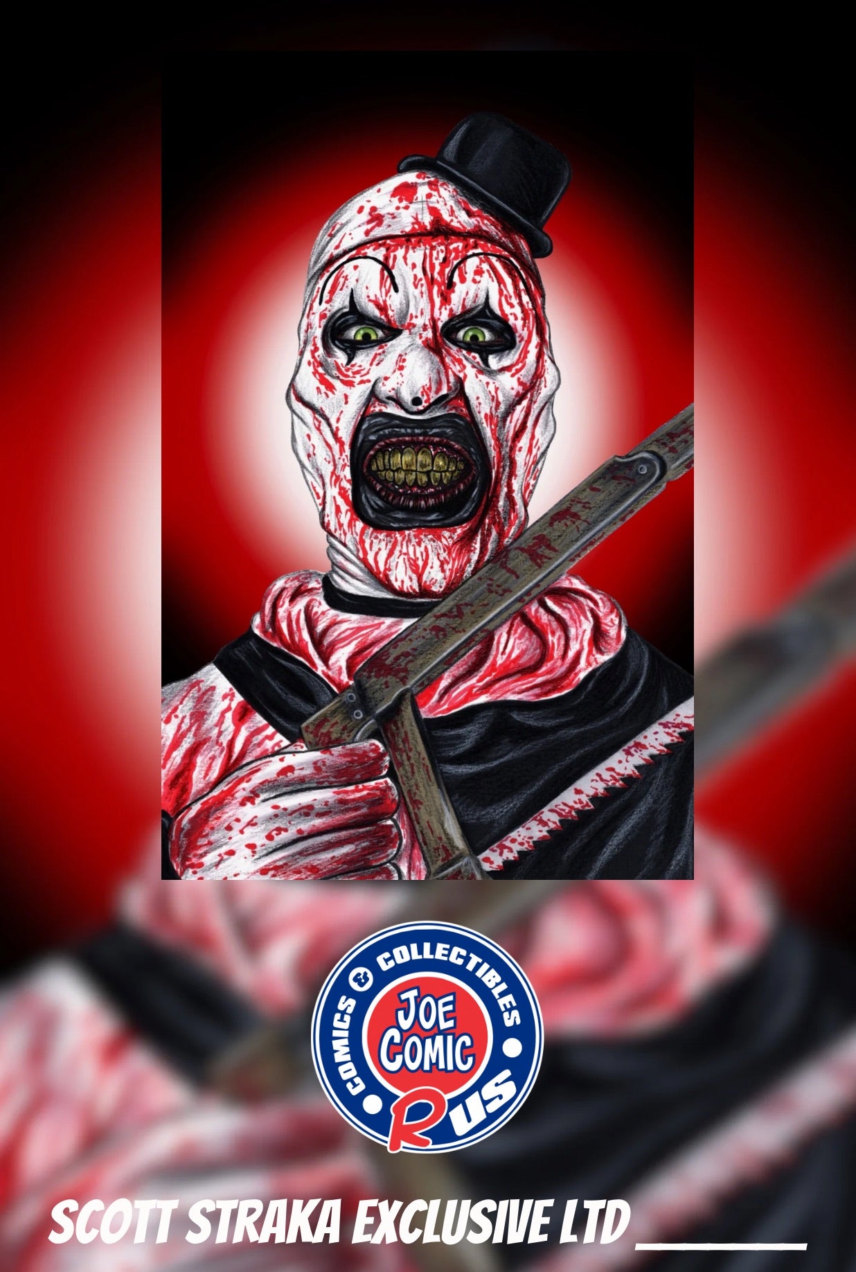 TERRIFIER METAL SIGNED BY SCOTT STRAKA LTD TO 6