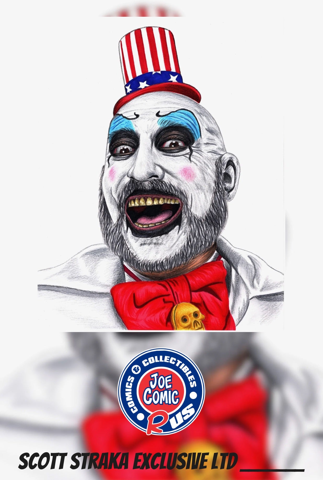 CAPTAIN SPAULDING SNAKE SKIN SIGNED BY SCOTT STRAKA LTD TO 5