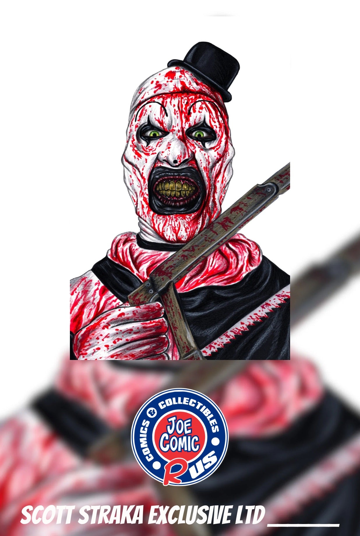 TERRIFIER WHITE FOIL SCOTT STRATKA LTD TO 10