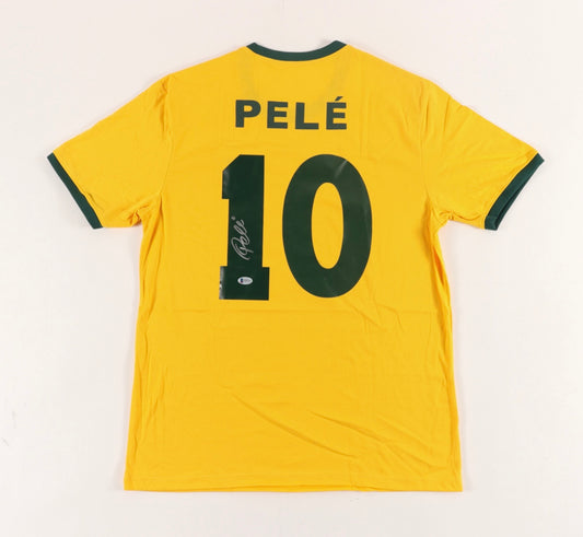 Pelé Brasil #10 Signed Jersey