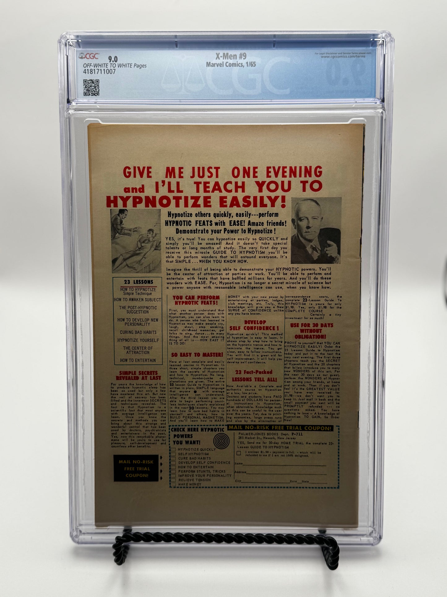 X-Men #9 CGC 9.0 Blue Label 1965 [IN STOCK]