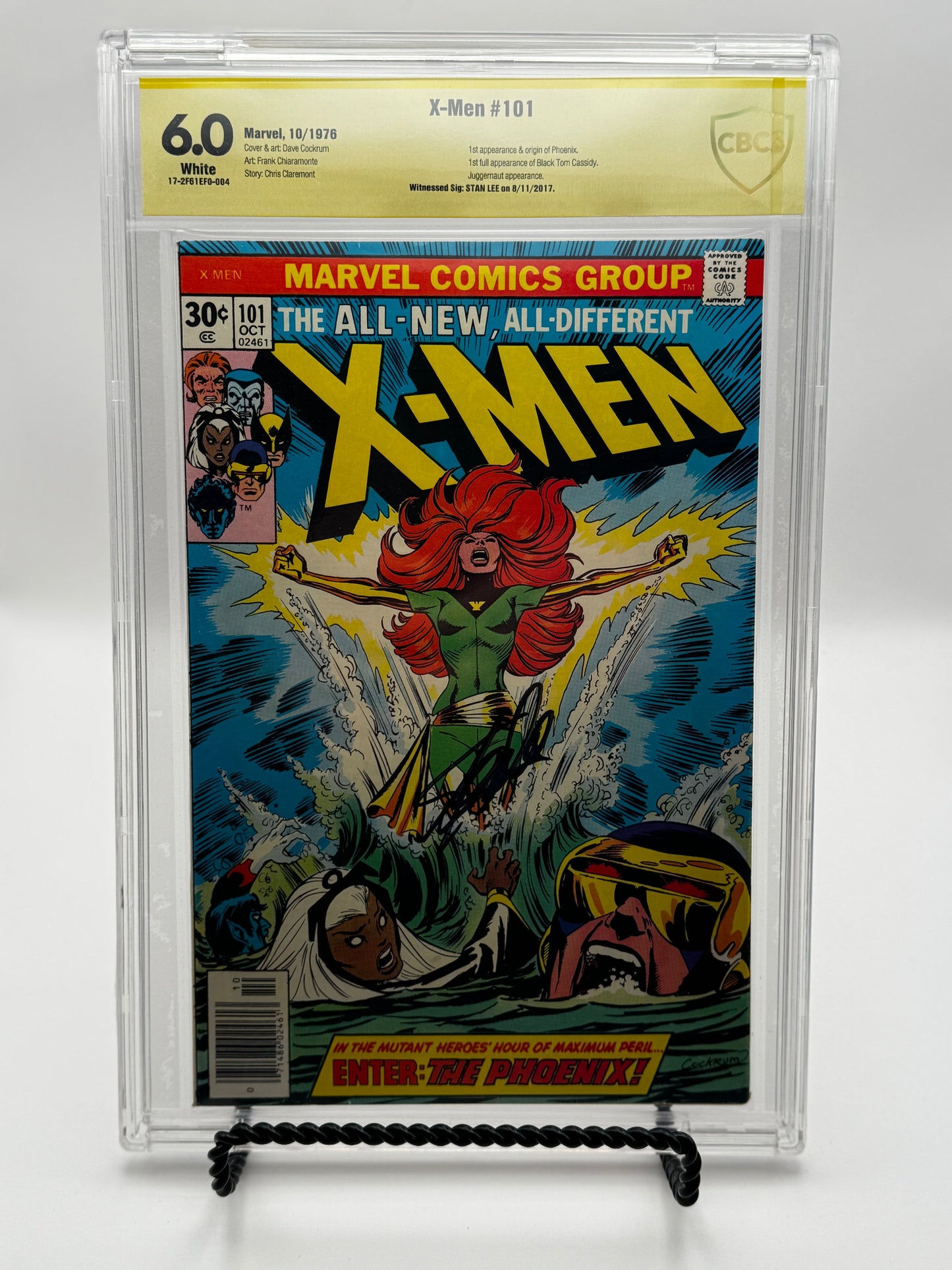 X-Men #101 CBCS 6.0 Yellow Label Signed by Stan Lee 1976 [IN STOCK]