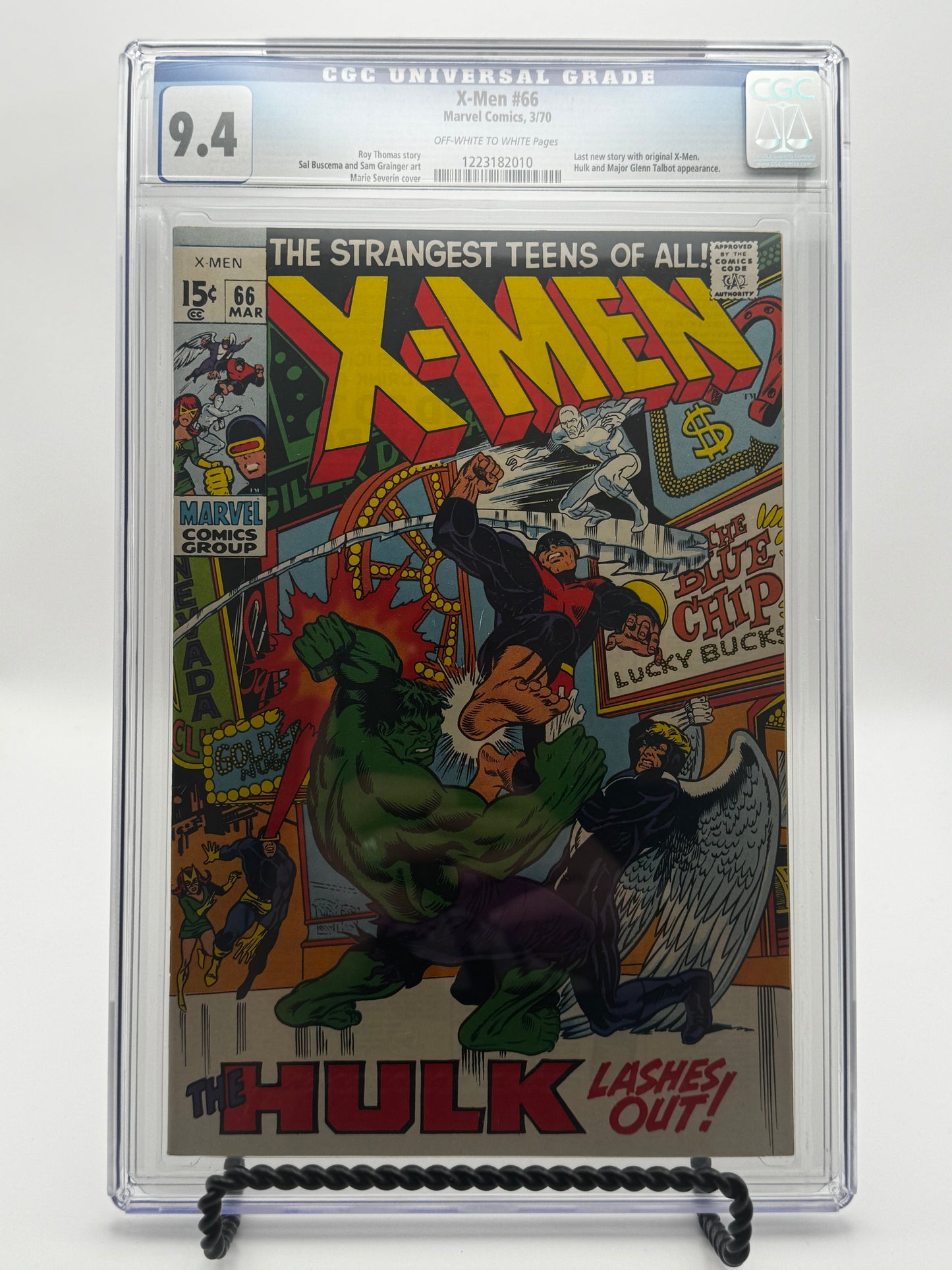 X-Men #66 CGC 9.4 Blue Label 1970 [IN STOCK]