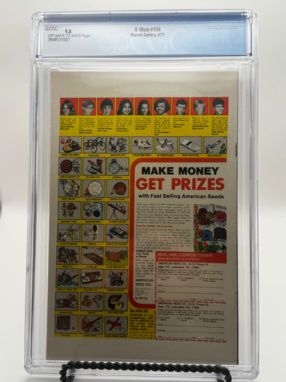 X-Men #104 CGC 9.8 Blue Label 1977 [IN STOCK]