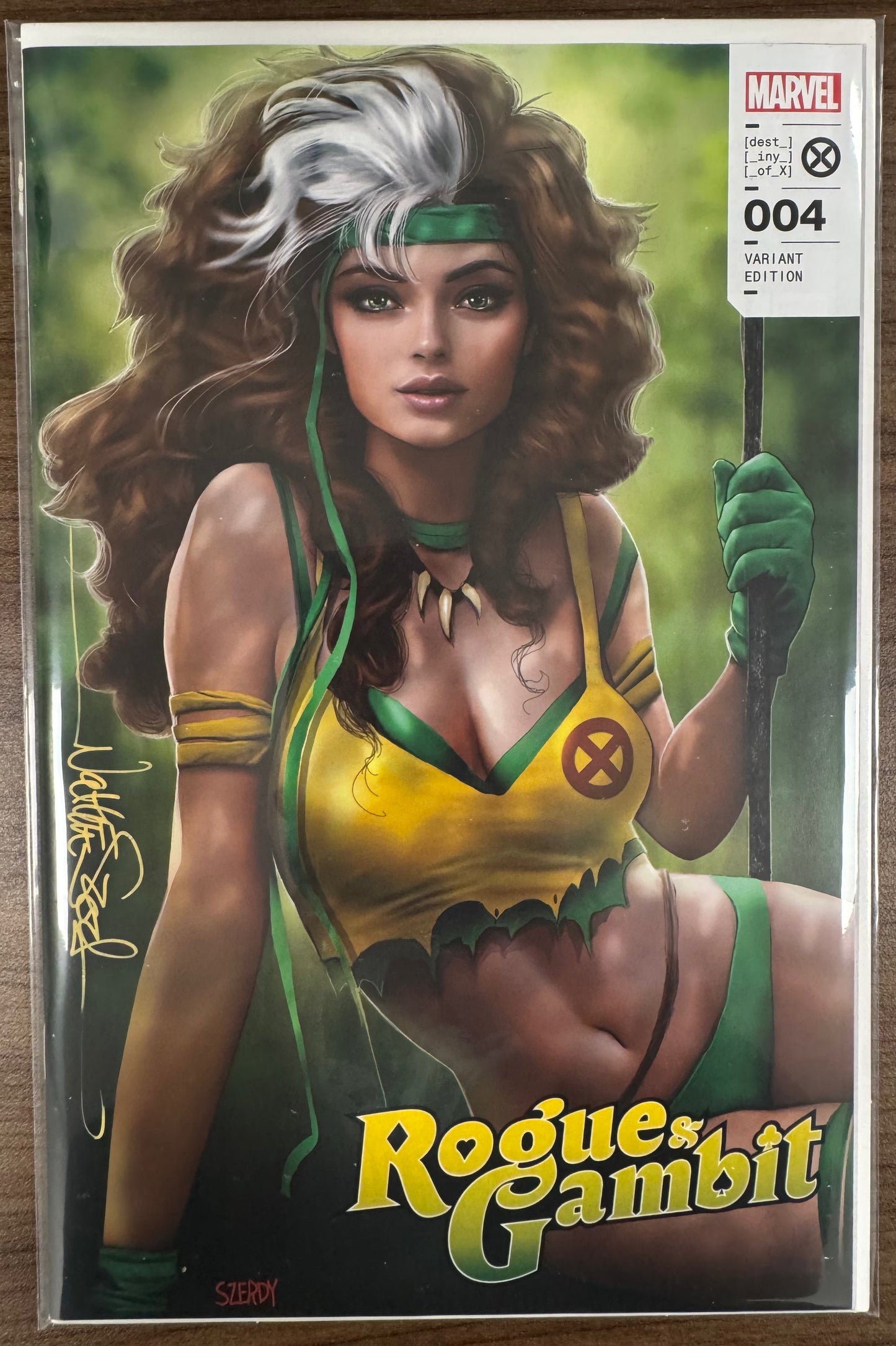 [Signed by Nathan Szerdy] ROGUE & GAMBIT #4 UNKNOWN COMICS NATHAN SZERDY EXCLUSIVE VAR [IN STOCK]