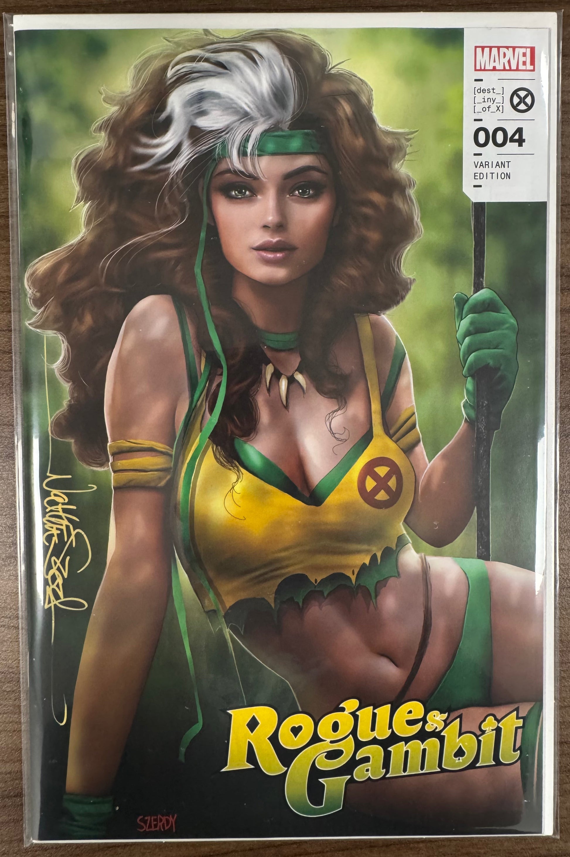 [Signed by Nathan Szerdy] ROGUE & GAMBIT #4 UNKNOWN COMICS NATHAN SZERDY EXCLUSIVE VAR [IN STOCK]