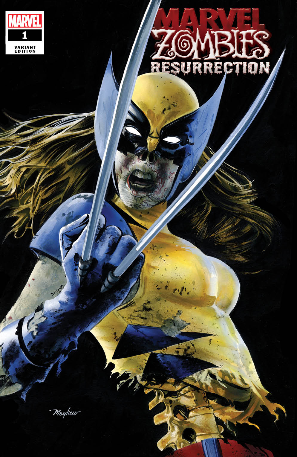 Marvel Zombies Resurrection #1 (Of 4) Mike Mayhew X-23 Wolverine X-Men 10 Homage Variant (09/02/2020) Marvel