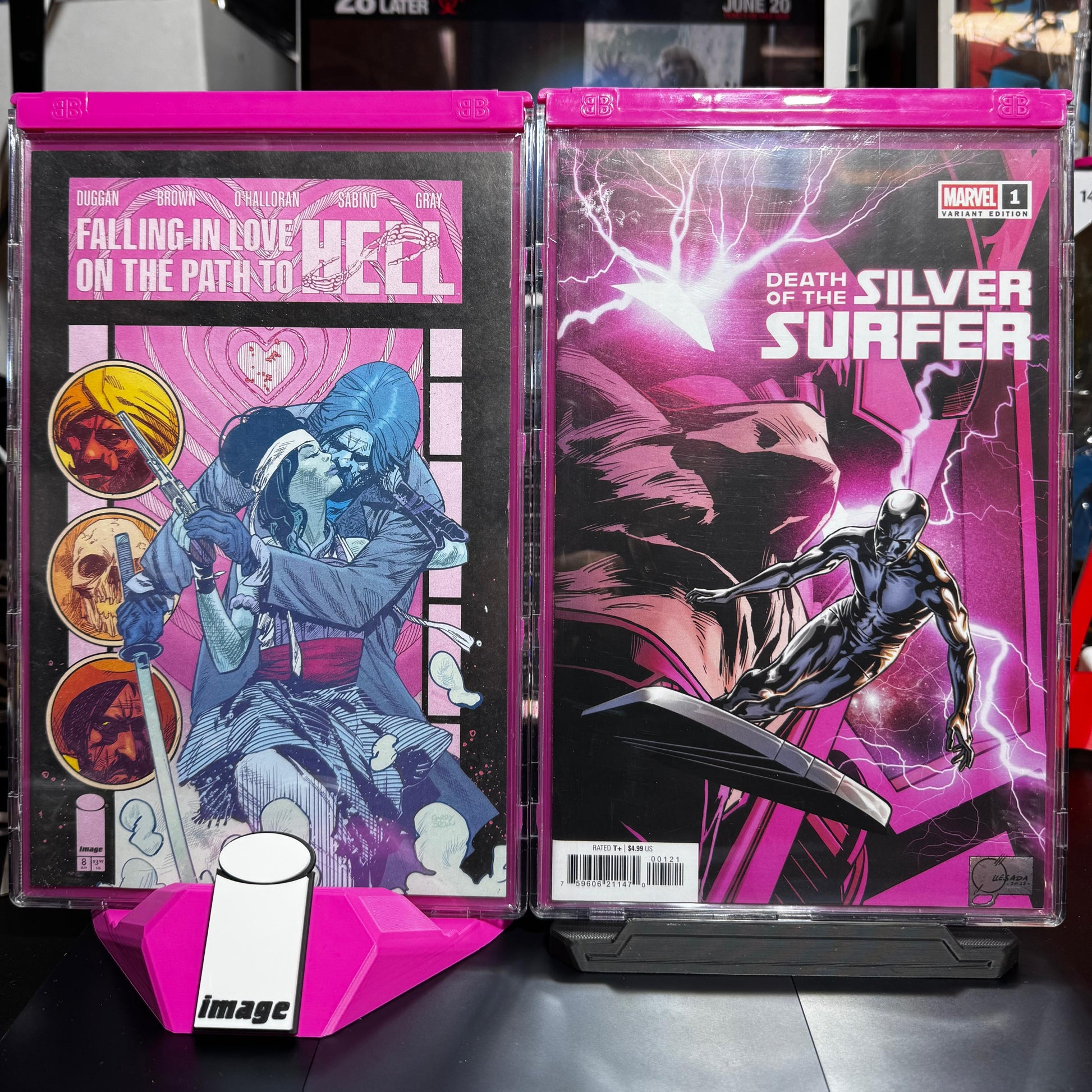 Pink SILVER Age Size ComicCapsule