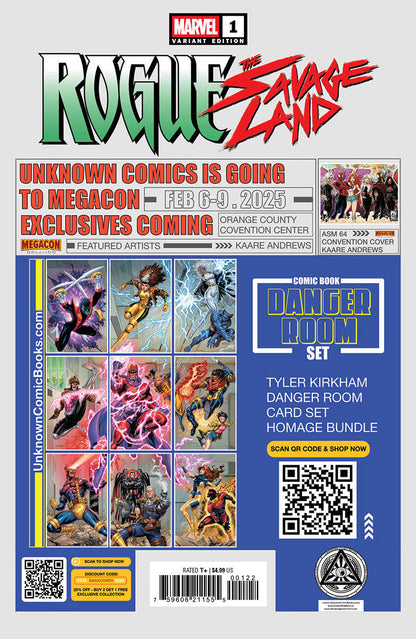 [Signed by Nathan Szerdy] Rogue: The Savage Land #1 Unknown Comics Nathan Szerdy Exclusive Virgin Var (06/2025)