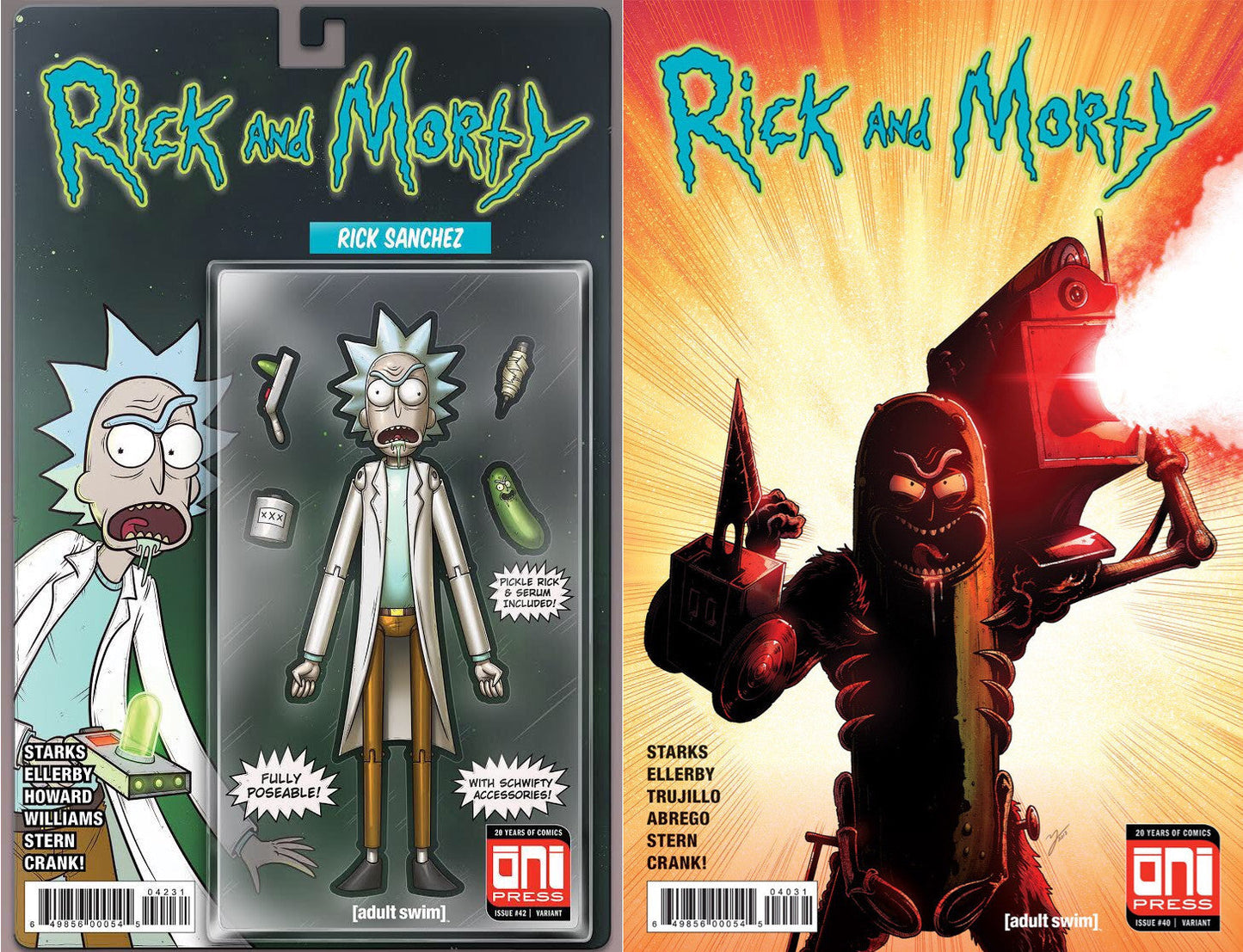 Rick & Morty 42 Oni Mike Vasquez Rick Sanchez Action Figure Variant (09/26/2018)