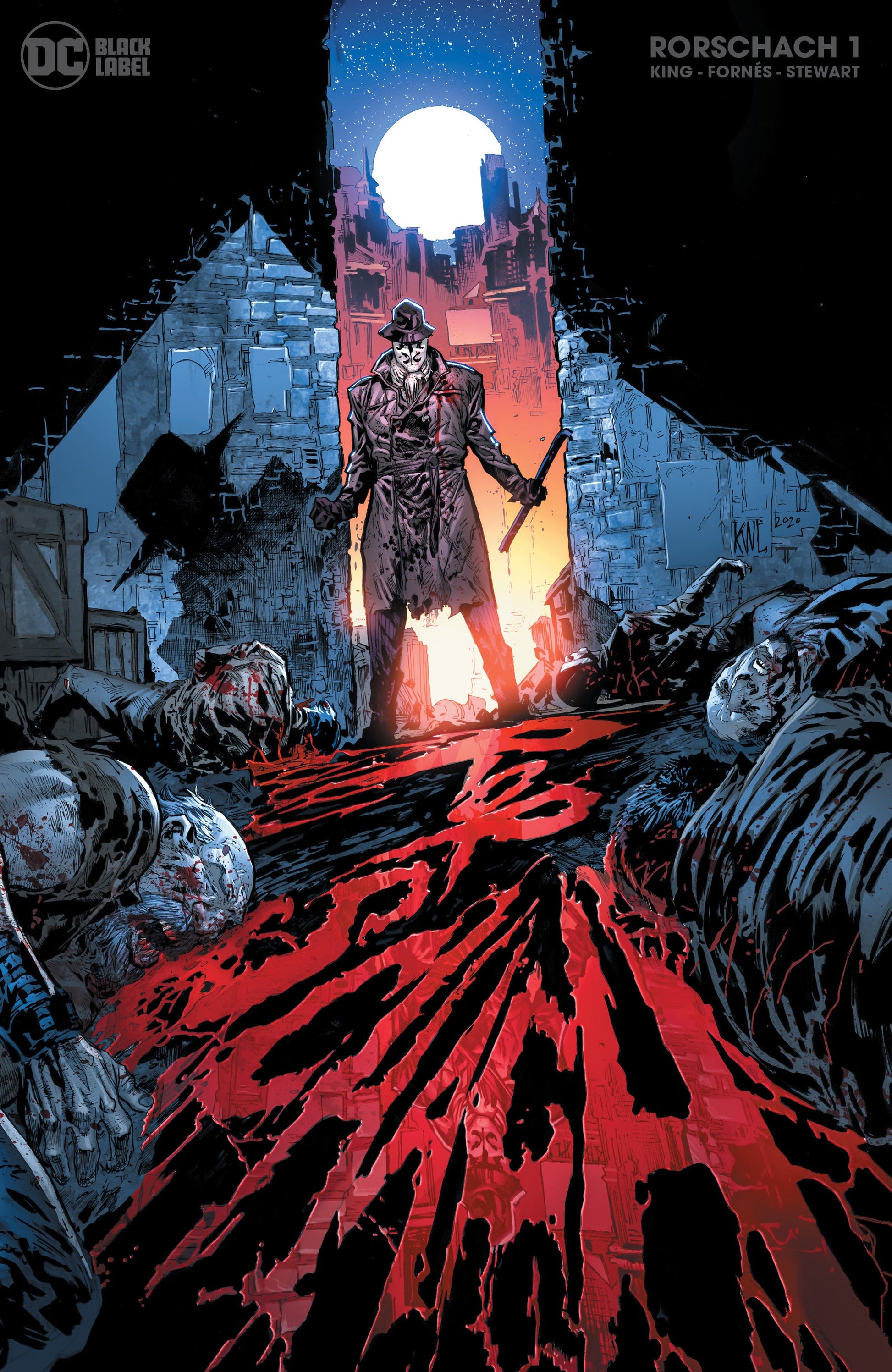 Rorschach #1 (Of 12) Ken Lashley Variant Watchmen (Mr) (10/14/2020) DC