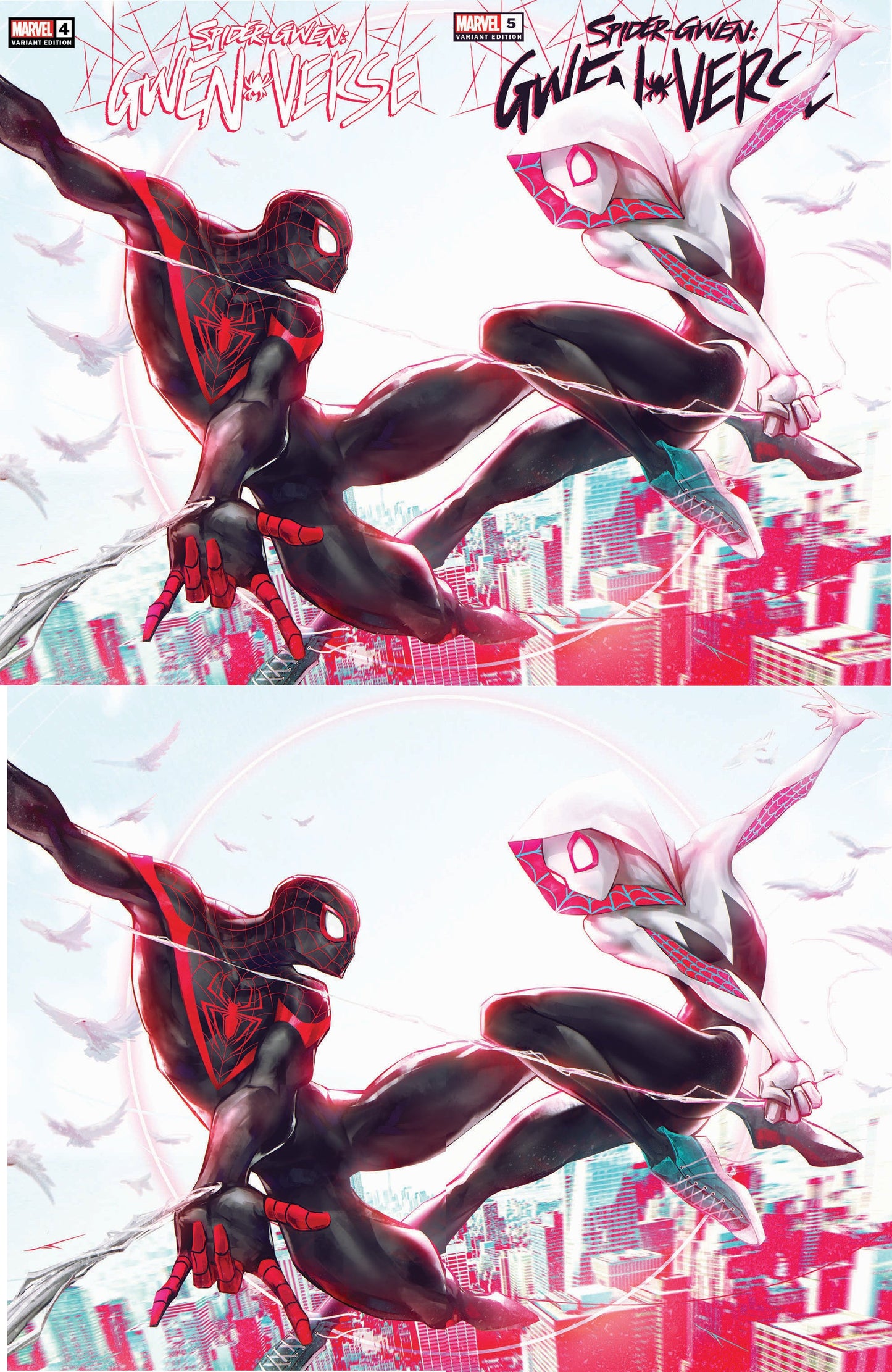Spider-Gwen Gwenverse #4 + #5 Ivan Tao Variant Miles Morales Spider-Man (08/24/2022) Marvel