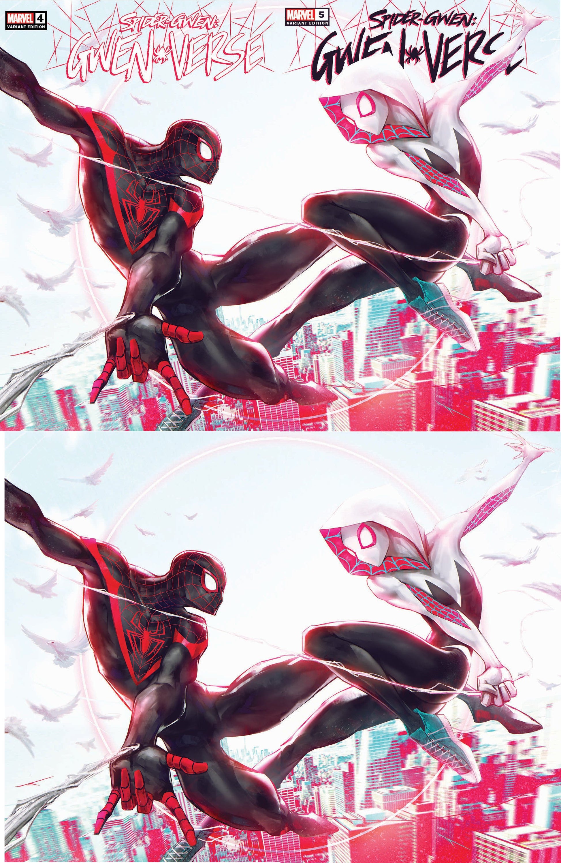 Spider-Gwen Gwenverse #4 + #5 Ivan Tao Variant Miles Morales Spider-Man (08/24/2022) Marvel