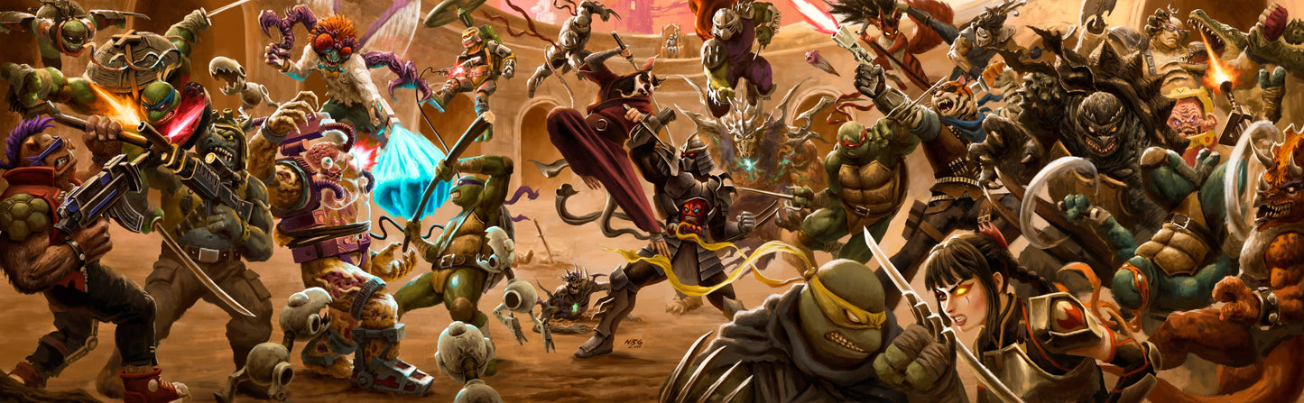 TMNT: Battle Nexus #1 - #5 Virgin - ECC NRG Exclusive (2/18/26) - SHIPS FEBRUARY