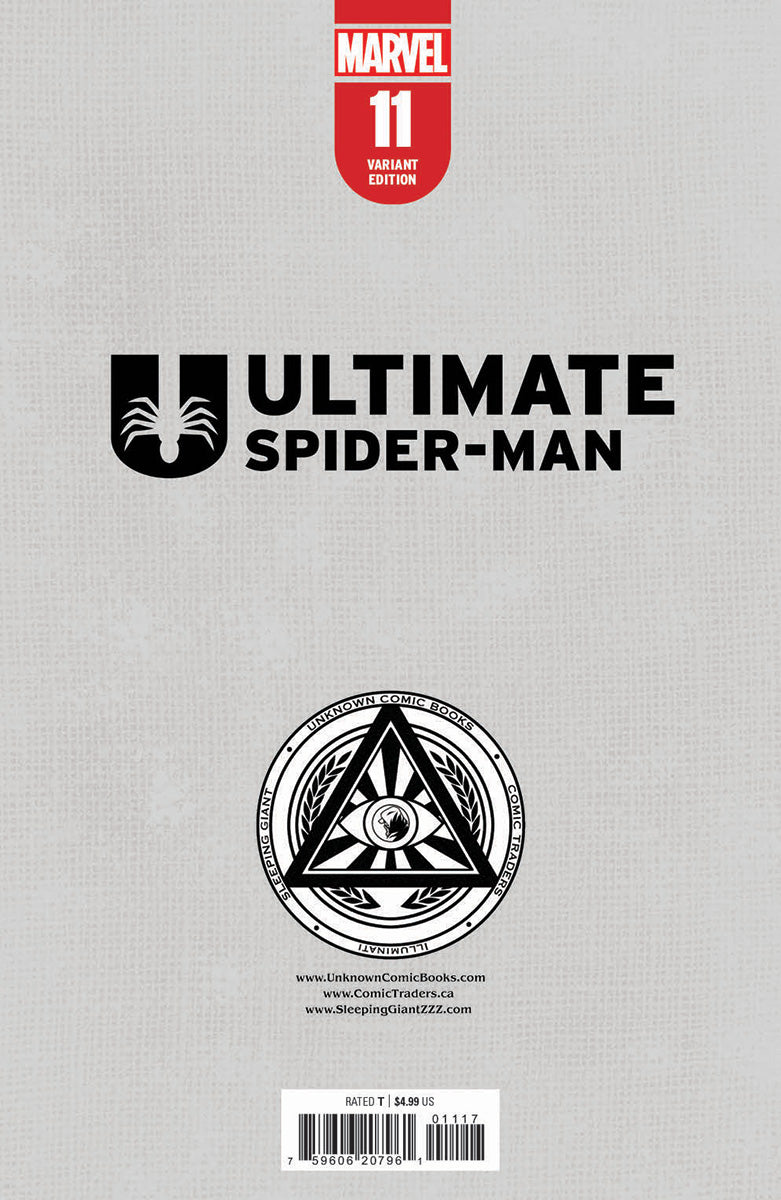 [Signed by Kaare Andrews] ULTIMATE SPIDER-MAN #11 UNKNOWN COMICS KAARE ANDREWS EXCLUSIVE VAR