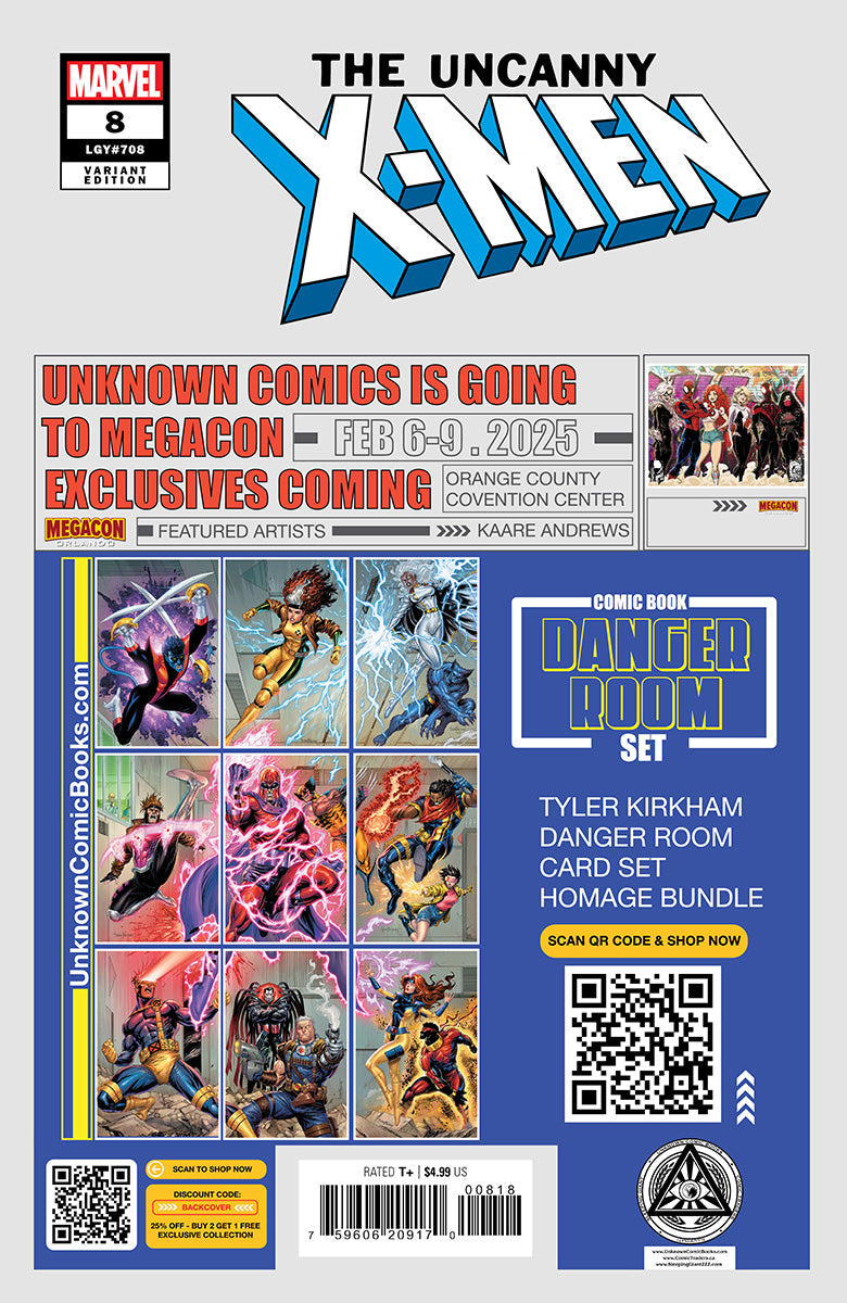 [Signed by Leirix] Uncanny X-Men #8 Unknown Comics Leirix Exclusive Virgin Var [IN STOCK]
