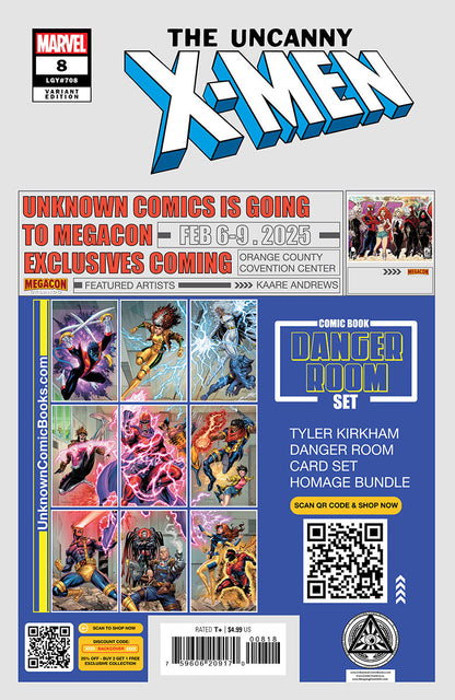 [Signed by Leirix] Uncanny X-Men #8 Unknown Comics Leirix Exclusive Virgin Var [IN STOCK]