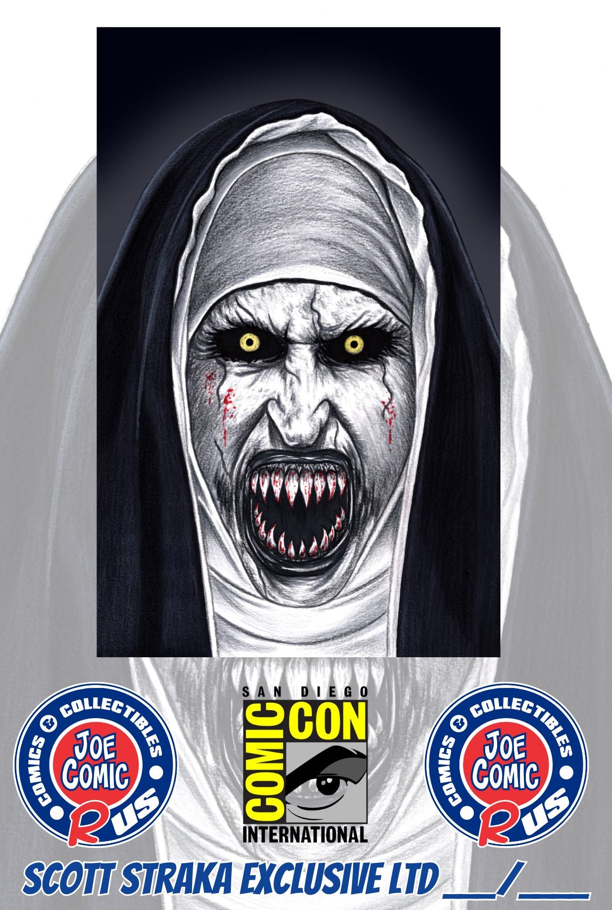 CONJURING  TRIBUTE VALAK LAVA FOIL  BY SCOTT STRAKA  LTD 10 W/COA