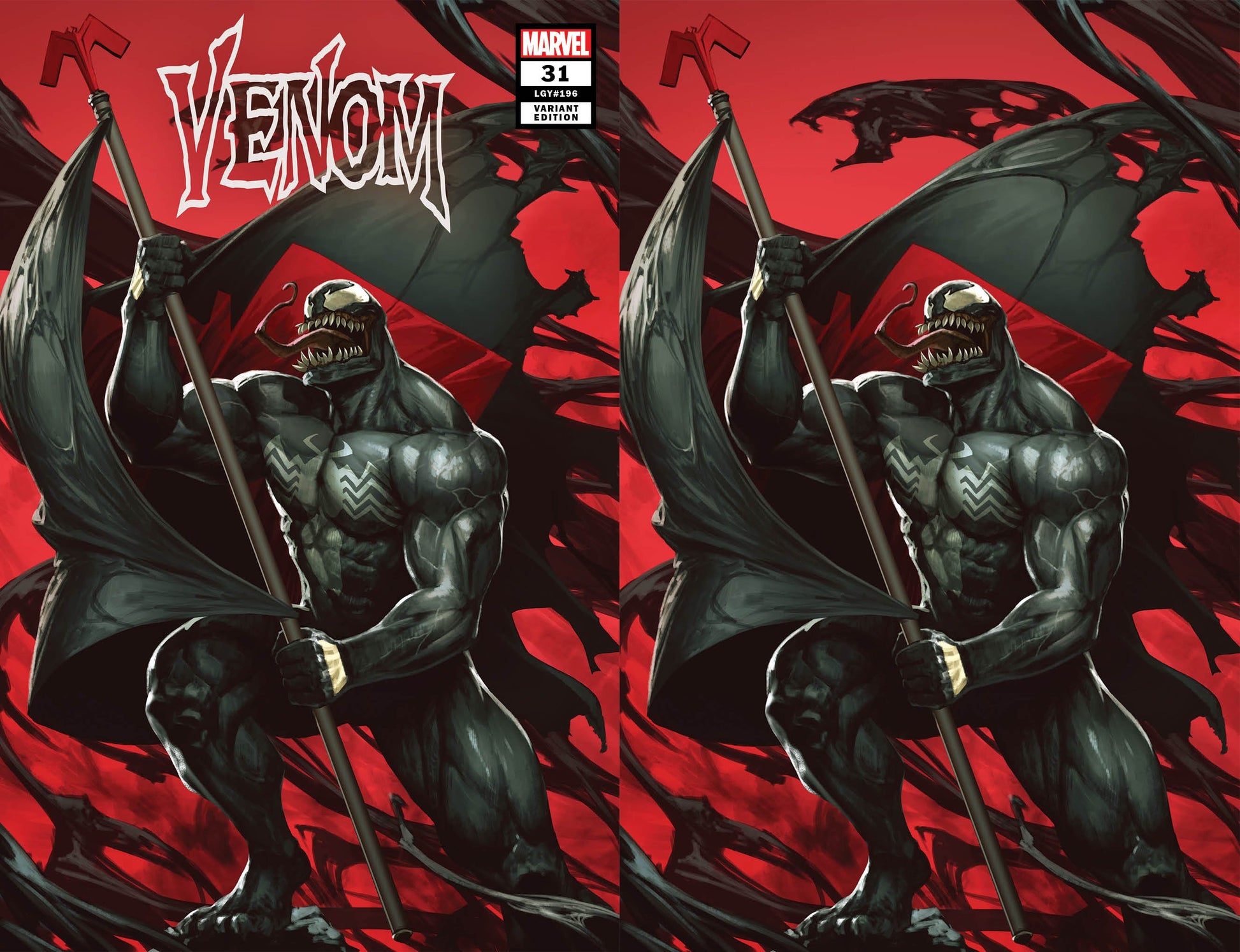 Venom #31 Skan Srisuwan Flag Variant Knull King In Black KIB (12/09/2020) Marvel