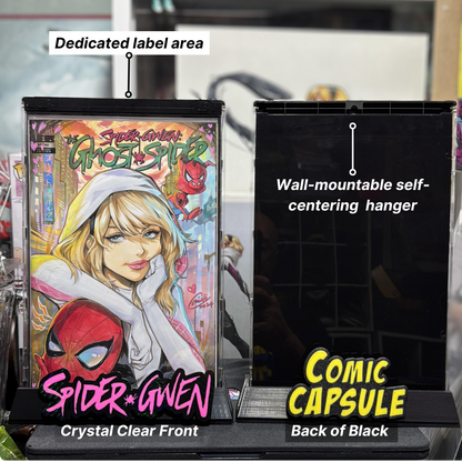 Black Modern Size ComicCapsule