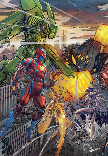 We Live Age Of Palladions #1 Redcode Black White Connecting Set 2 Variant (03/09/2022) Aftershock