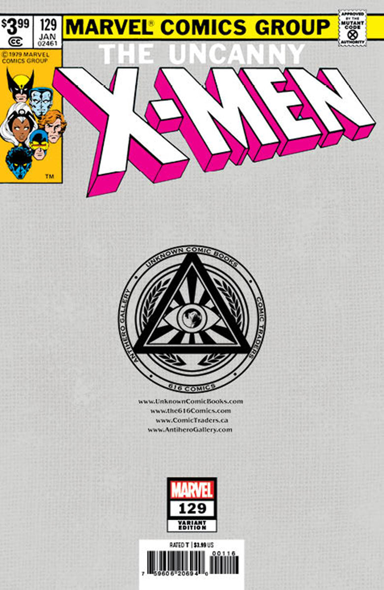 [Signed by Nathan Szerdy] X-MEN #129 FACSIMILE EDITION UNKNOWN COMICS NATHAN SZERDY EXCLUSIVE VAR [IN STOCK]