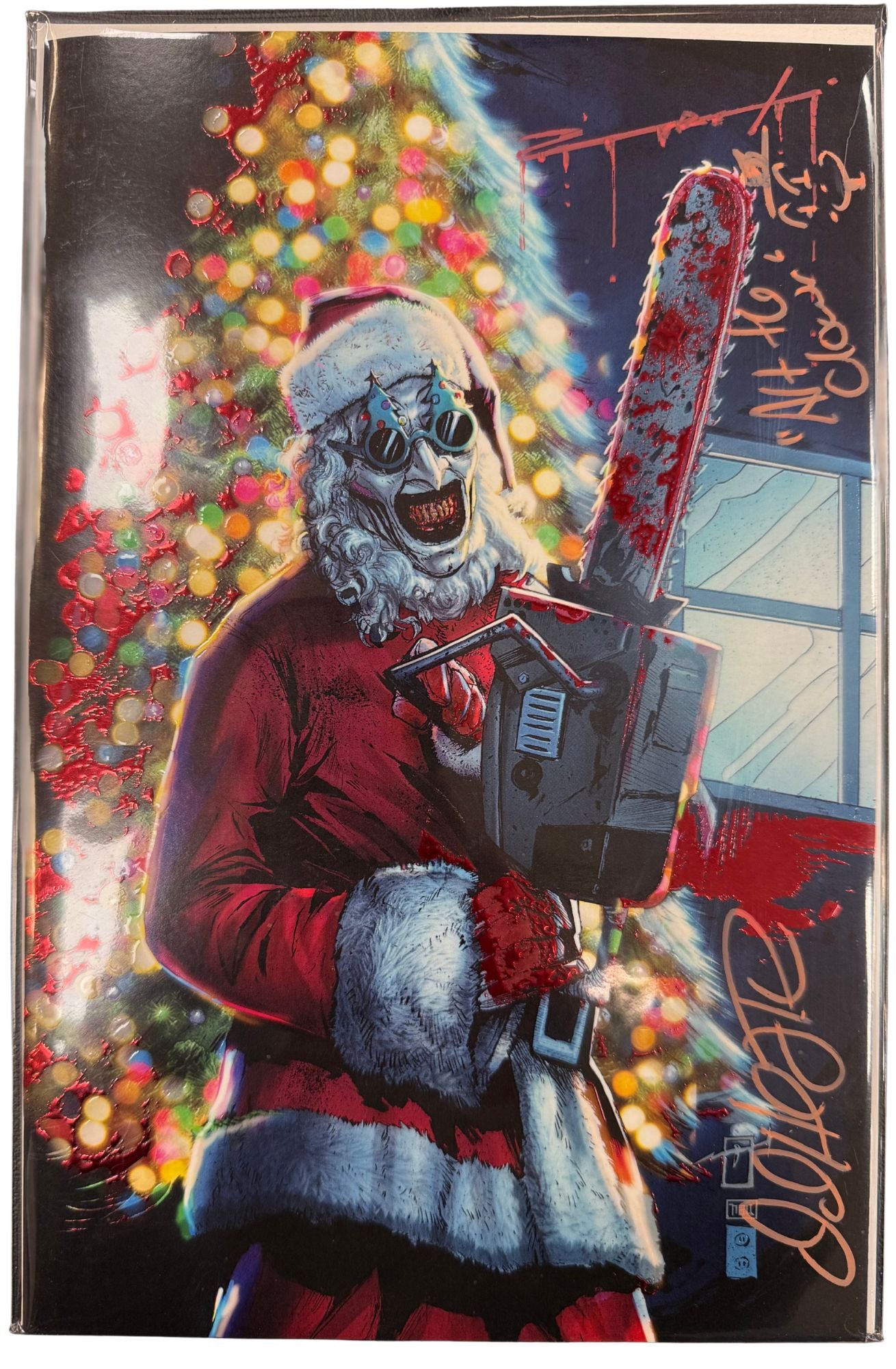 ART THE CLOWN SIGNED BY DAVID HOWARD THORTON & JONATHAN URIBE LTD 120 W/COA