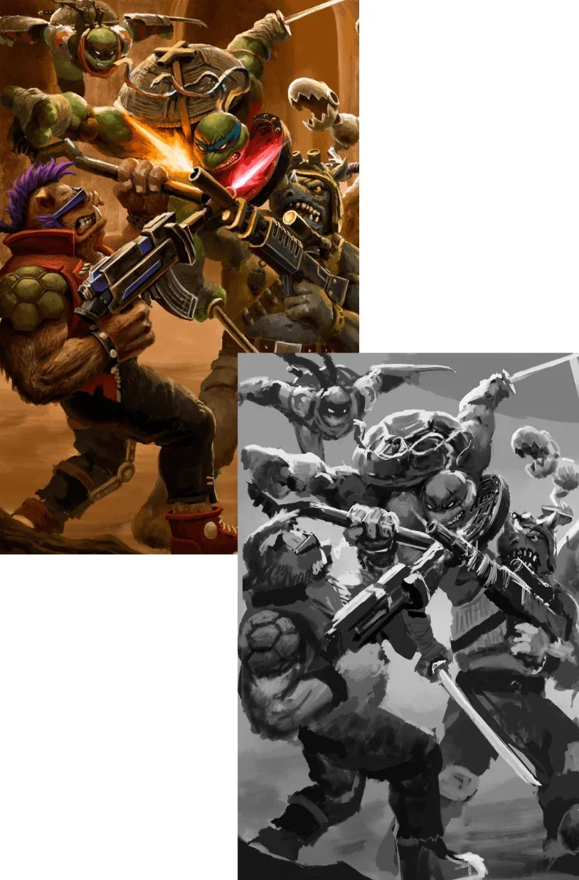 TMNT: Battle Nexus #1 Virgin - ECC NRG Exclusive (12/24/25) - SHIPS JANUARY