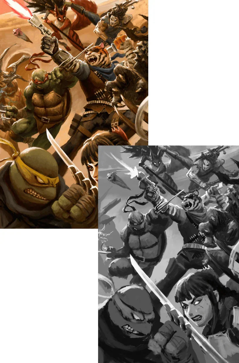 TMNT: Battle Nexus #4 Virgin - ECC NRG Exclusive (02/04/26) - SHIPS FEBRUARY