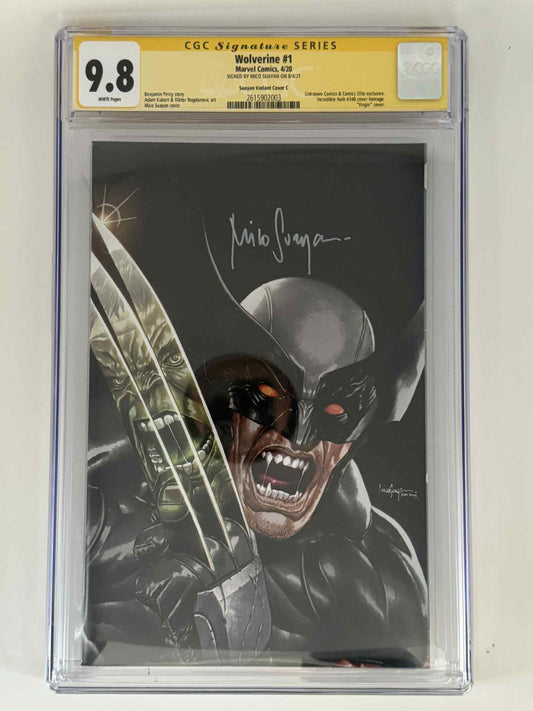 [Signed by Mico Suayan] Wolverine #1 CGC 9.8 Yellow Label Suayan Exclusive Virgin Var