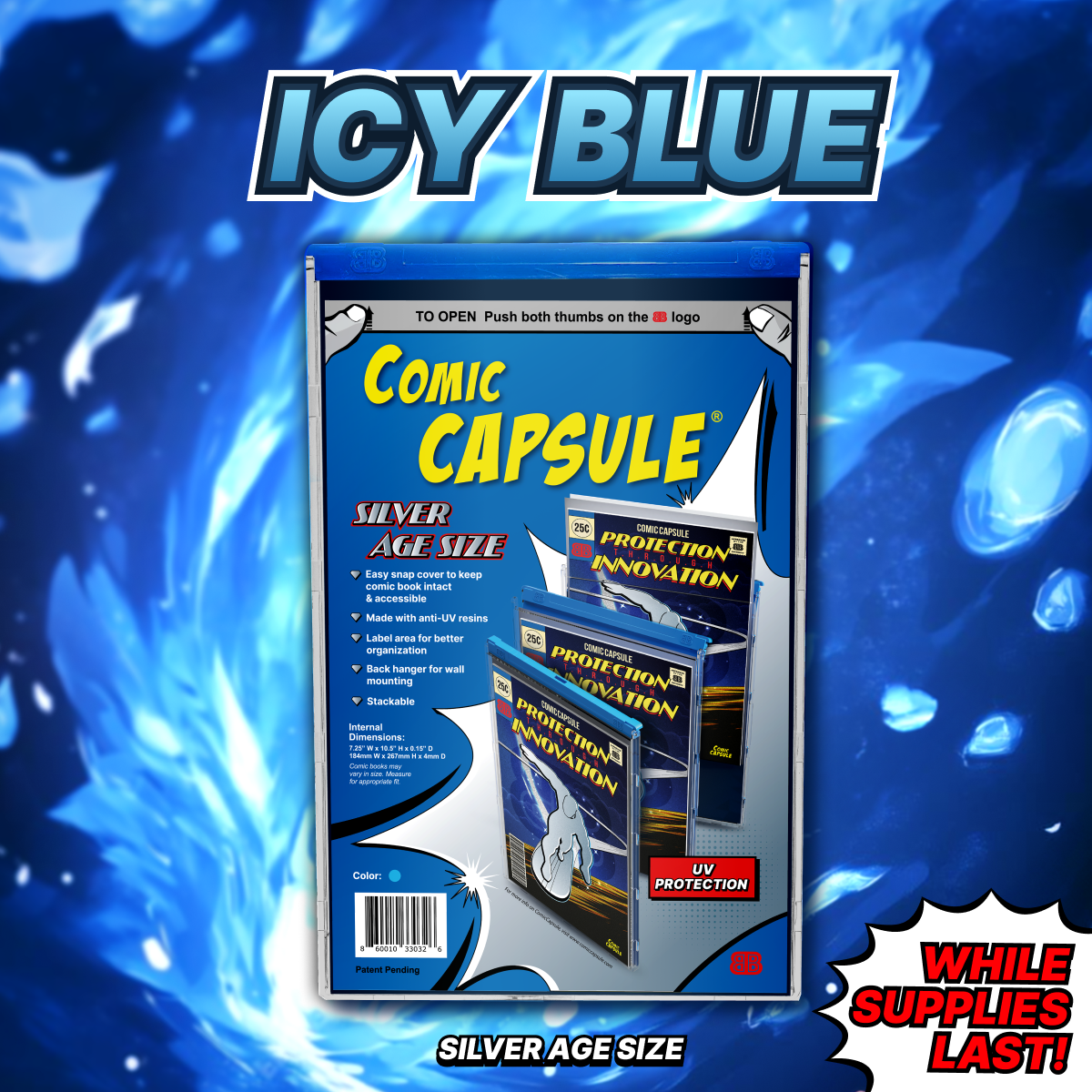 Blue SILVER Age Size ComicCapsule