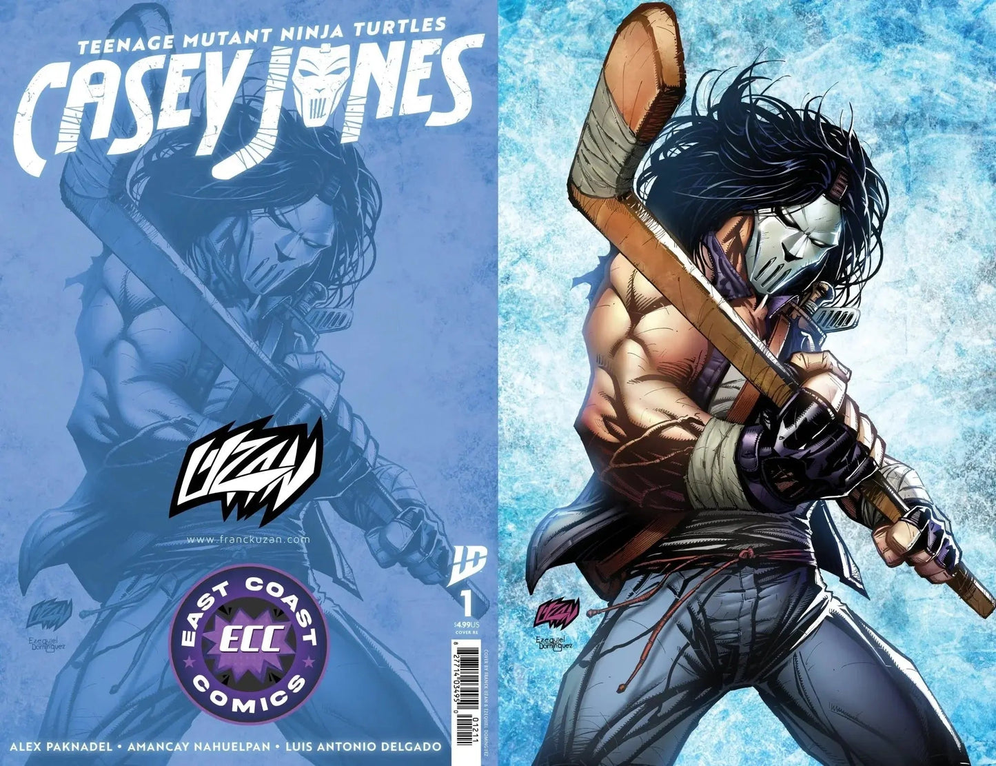 Casey Jones #1 - ECC Exclusive Franck Uzan Virgin Variant