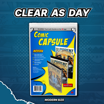 Clear Modern Size ComicCapsule