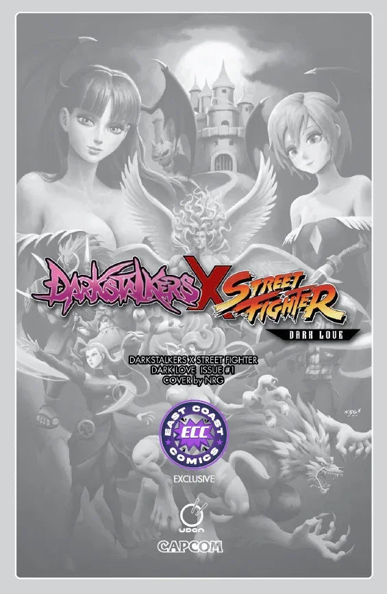 Darkstalkers x Street Fighter Dark Love #1 - ECC Exclusive NRG Variant